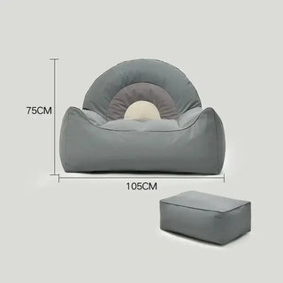 Kids Room Rainbow Bean Sofa – Colorful Comfort for Little Dreamers-Kids Furniture