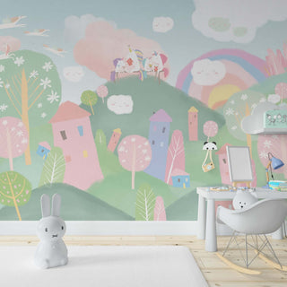 Kids Room Wallpaper Mural - Transform Your Child's Space-Kids Room Wallpaper