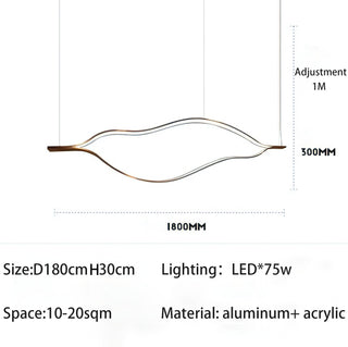 Kiss Acrylic Chandelier: Authentic and Elegant Lighting-Chandeliers