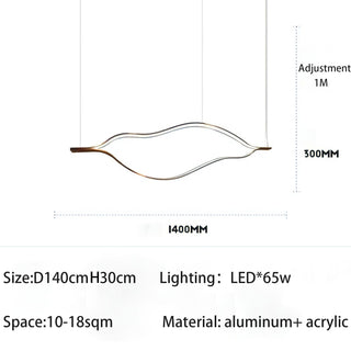 Kiss Acrylic Chandelier: Authentic and Elegant Lighting-Chandeliers