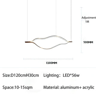 Kiss Acrylic Chandelier: Authentic and Elegant Lighting-Chandeliers