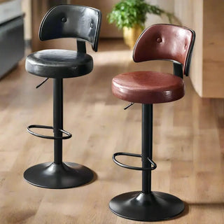 Kitchen Island Dining Cadeira Leather Stools Bar Chair-Bar Stools
