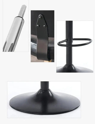 Kitchen Island Dining Cadeira Leather Stools Bar Chair-Bar Stools