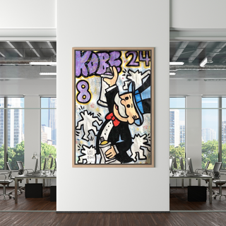 Kobe: Mr Monopoly Canvas Wall Art – Exclusive Design-Canvas Wall Art
