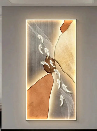 Koi Fish Porch LED Wall Art-LED Wall Art
