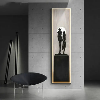 LED Abstract Lady Art Wall Lamp for Home Decoration-LED Wall Art