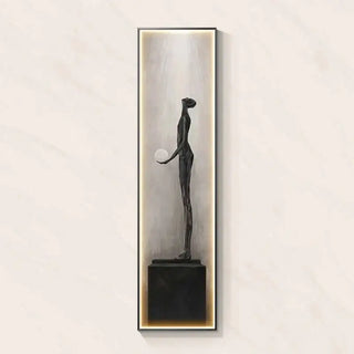 LED Abstract Lady Art Wall Lamp for Home Decoration-LED Wall Art