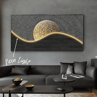 LED Moon Wall Hanging Lamp - Creative and Modern Design-LED Wall Art