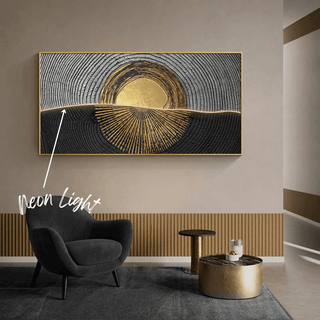 LED Moon Wall Hanging Lamp - Creative and Modern Design-LED Wall Art