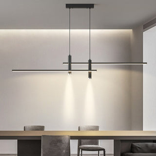 LED Strip Line Chandelier Light-Chandeliers