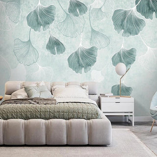 Large Green Leaf Wallpaper for Home Wall Decor-Flower & Leaf Wallpaper
