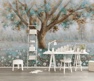 Large Tree Wallpaper Mural - High-Quality Design-Trees Wallpaper