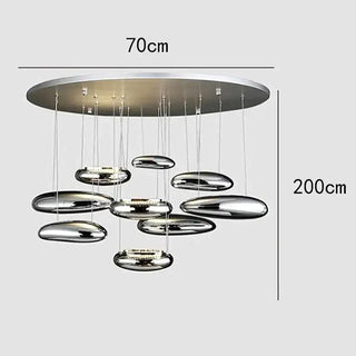 Lava Pebbles Light Designer Chandelier for living Room-Chandeliers