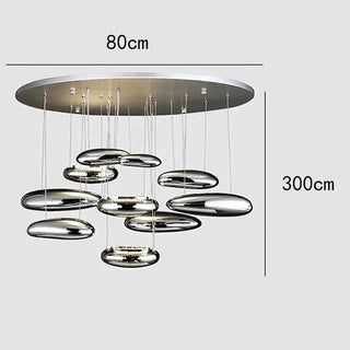 Lava Pebbles Light Designer Chandelier for living Room-Chandeliers