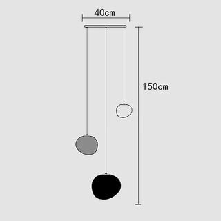 Lava Pendant Staircase Chandelier Lighting-Staircase Chandeliers