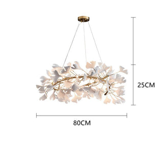 Leaf Chandelier: Stunning Lighting Fixture-Kitchen Island