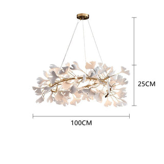 Leaf Chandelier: Stunning Lighting Fixture-Kitchen Island
