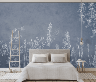 Leaf Feathers Wallpaper Murals-Flower & Leaf Wallpaper