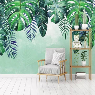 Leafs Fallen Wallpaper Mural - Beautiful and Natural Designs-Flower & Leaf Wallpaper