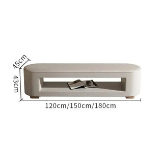 Leather Shoe Changing Bench – Synthetic Leather Upholstery-Benches