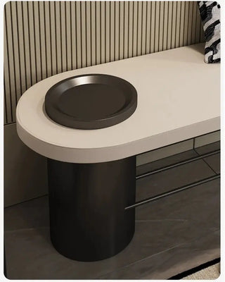 Leather Shoe Stool Bench – Synthetic Leather-Benches