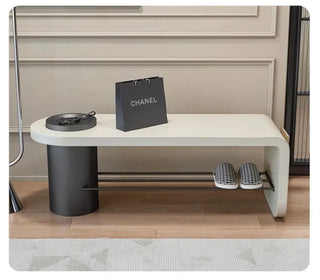 Leather Shoe Stool Bench – Synthetic Leather-Benches