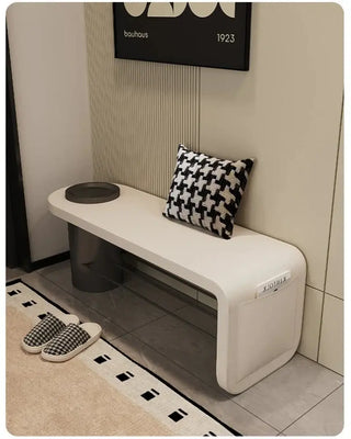 Leather Shoe Stool Bench – Synthetic Leather-Benches