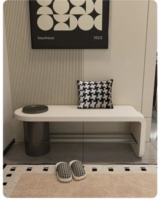 Leather Shoe Stool Bench – Synthetic Leather-Benches