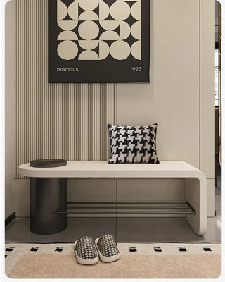 Leather Shoe Stool Bench – Synthetic Leather-Benches