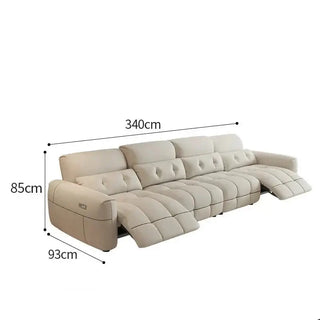 Letto Soft Lazy Reclining Loveseat Sectional Sofa-Sofa Set