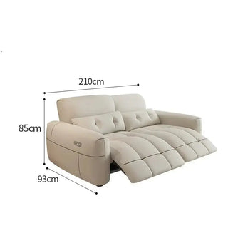 Letto Soft Lazy Reclining Loveseat Sectional Sofa-Sofa Set