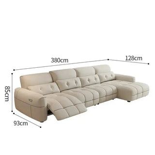 Letto Soft Lazy Reclining Loveseat Sectional Sofa-Sofa Set