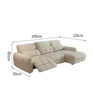 Letto Soft Lazy Reclining Loveseat Sectional Sofa-Sofa Set