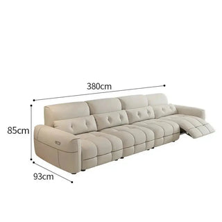 Letto Soft Lazy Reclining Loveseat Sectional Sofa-Sofa Set