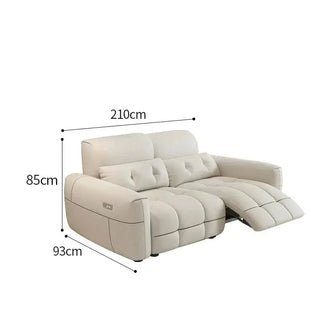 Letto Soft Lazy Reclining Loveseat Sectional Sofa-Sofa Set