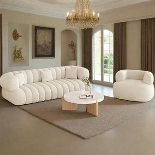 Linear Nordic Style Designer Sofa Set-Sofa Set
