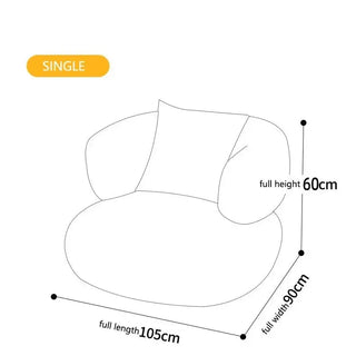 Linear Nordic Style Designer Sofa Set-Sofa Set