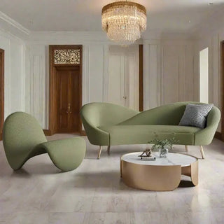 Lip Petals Designer Italian Sofa Set-Sofa Set