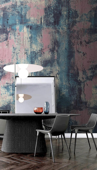 Live Paint Themed Wallpaper Mural-Geometric Shapes Wallpaper