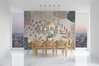 Living Room Wallpaper Mural - Abstract Topical Forest