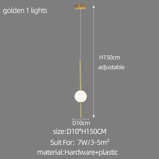 Long Line Glass Ball Chandelier - Lighting Solution-Staircase Chandeliers