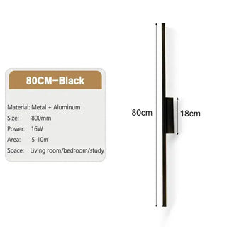 Long Strip LED Aisle Wall Lamps-Wall Lights