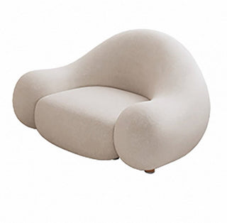 Loopy Curved Sofa with Cushioned Seat – Modern & Cozy Lounge Seating-Sofa Set