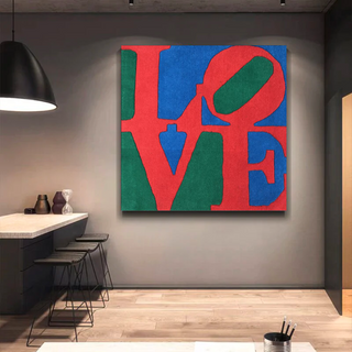 Love Abstract Canvas Wall Art-Wall Posters