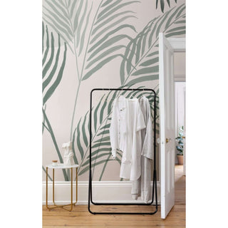 Lush Green Tropical Vibe Mural Wallpaper-Flower & Leaf Wallpaper