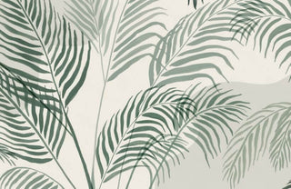 Lush Green Tropical Vibe Mural Wallpaper-Flower & Leaf Wallpaper
