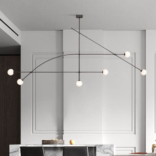 Lustre Bars Chandelier: Illuminate with Elegance-Kitchen Island