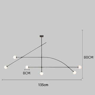 Lustre Bars Chandelier: Illuminate with Elegance-Kitchen Island