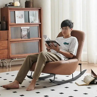 Luxurious Support Rocking Chair - Ultimate Relaxation Experience-Sofa Chairs
