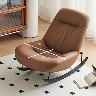 Luxurious Support Rocking Chair - Ultimate Relaxation Experience-Sofa Chairs